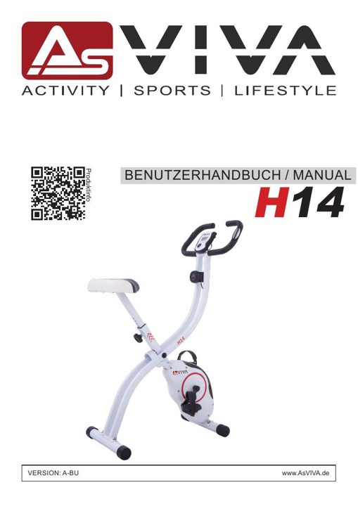 X-Bike Comfort H14 - Modèle d'exposition Bedienungsanleitung