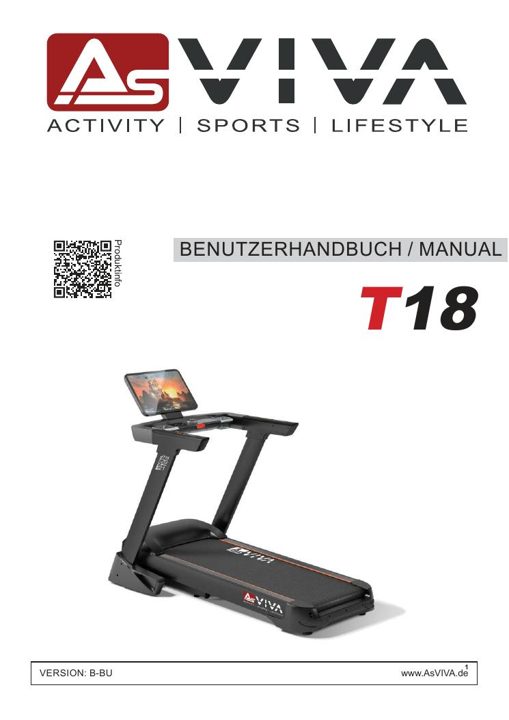 Tapis de course Smart T18 Pro Bedienungsanleitung