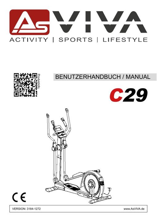 Vélo elliptique C29 Pro Bedienungsanleitung