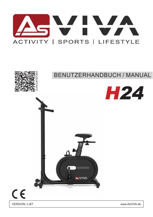 Ergomètre Ride H24 Bedienungsanleitung