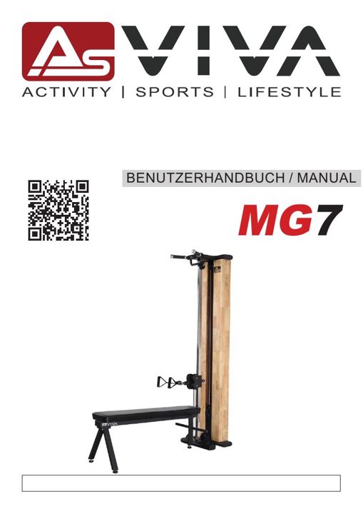Station de musculation & station à poulie MG7 Bedienungsanleitung