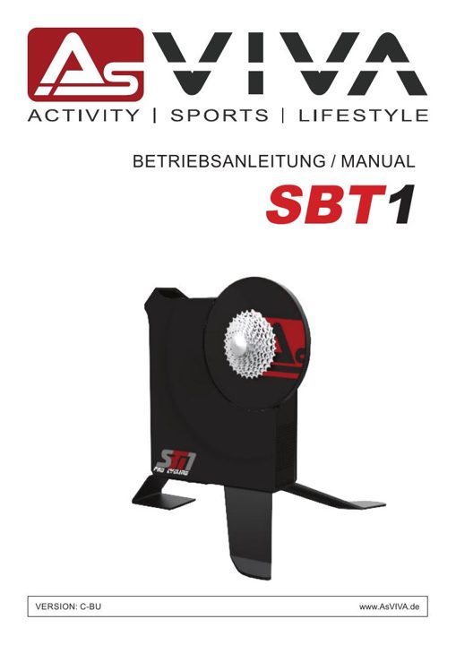 Home-trainer Smart SBT1 Bedienungsanleitung