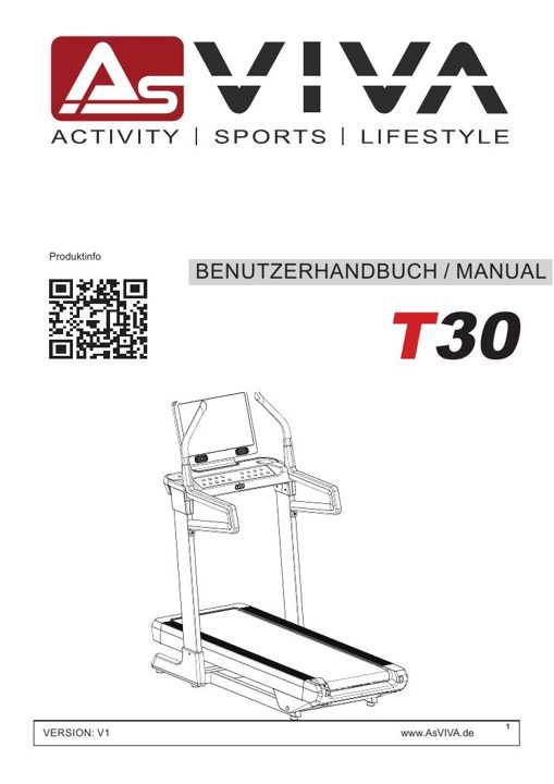 Tapis de course T30 Pro Max Climb Marathon Bedienungsanleitung