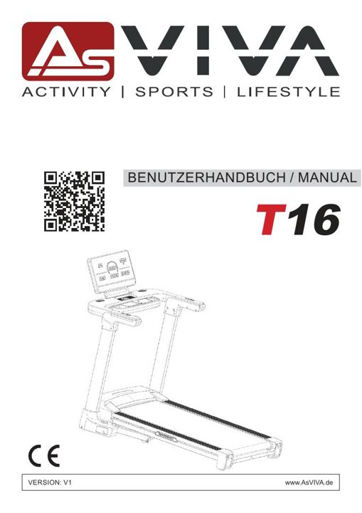 Tapis de course Smart Run T16 Bedienungsanleitung