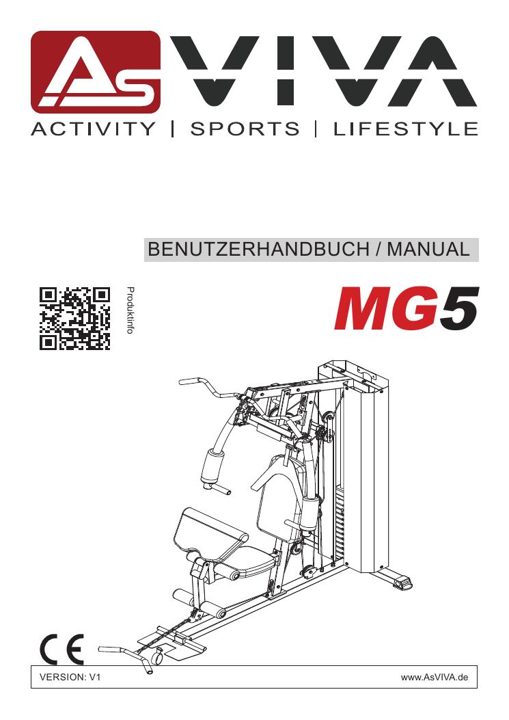 Station de musculation Multi-Gym MG5 Pro Bedienungsanleitung