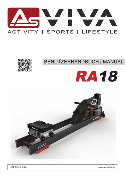Rameur à eau RA18 Pro Bedienungsanleitung