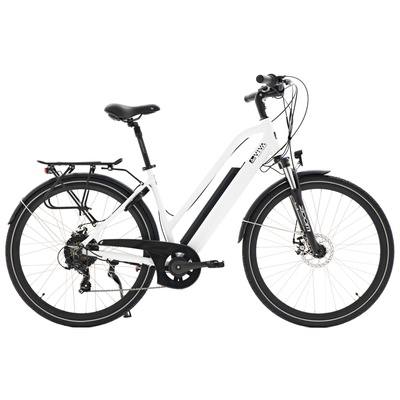 City E-Bike B15 – 28 Zoll – Grau/Weiß