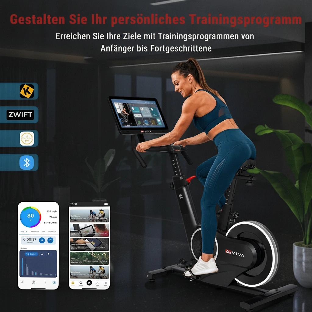 Programme d'entraînement personnalisé avec Kinomap & Zwift