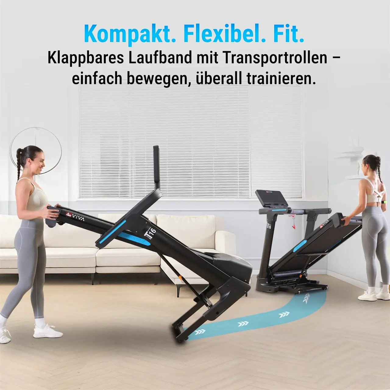Pliable avec roulettes de transport – rangement peu encombrant
