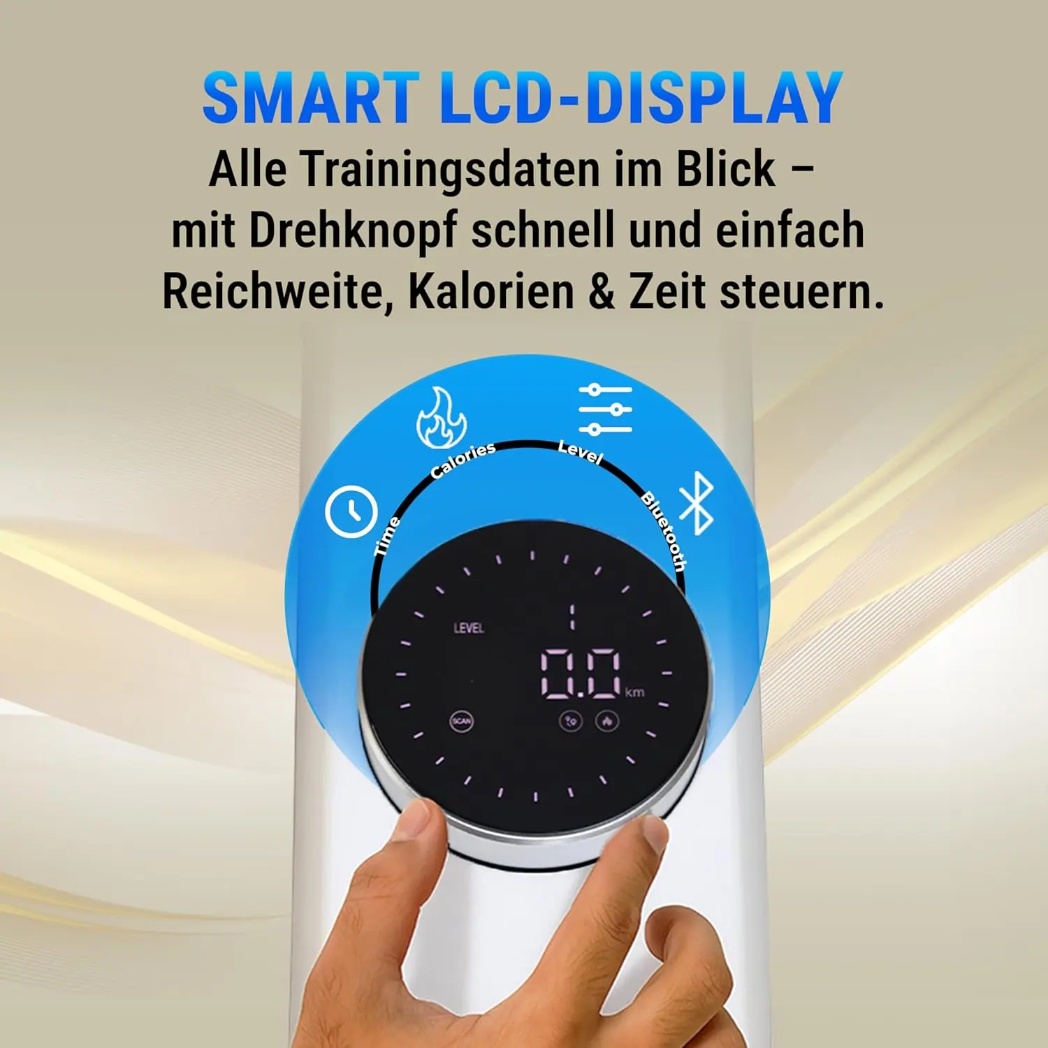 Écran LCD intelligent avec molette – un contrôle total