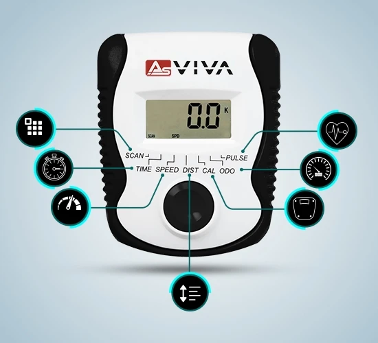 Ordinateur de sport LCD – toutes les valeurs en un coup d'œil