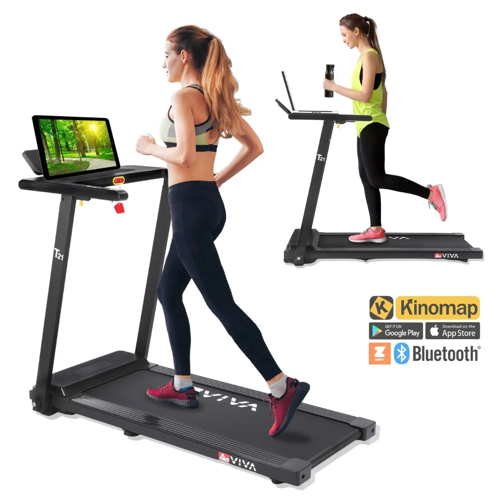 Connexion à une application : compatible avec Kinomap, Zwift et autres