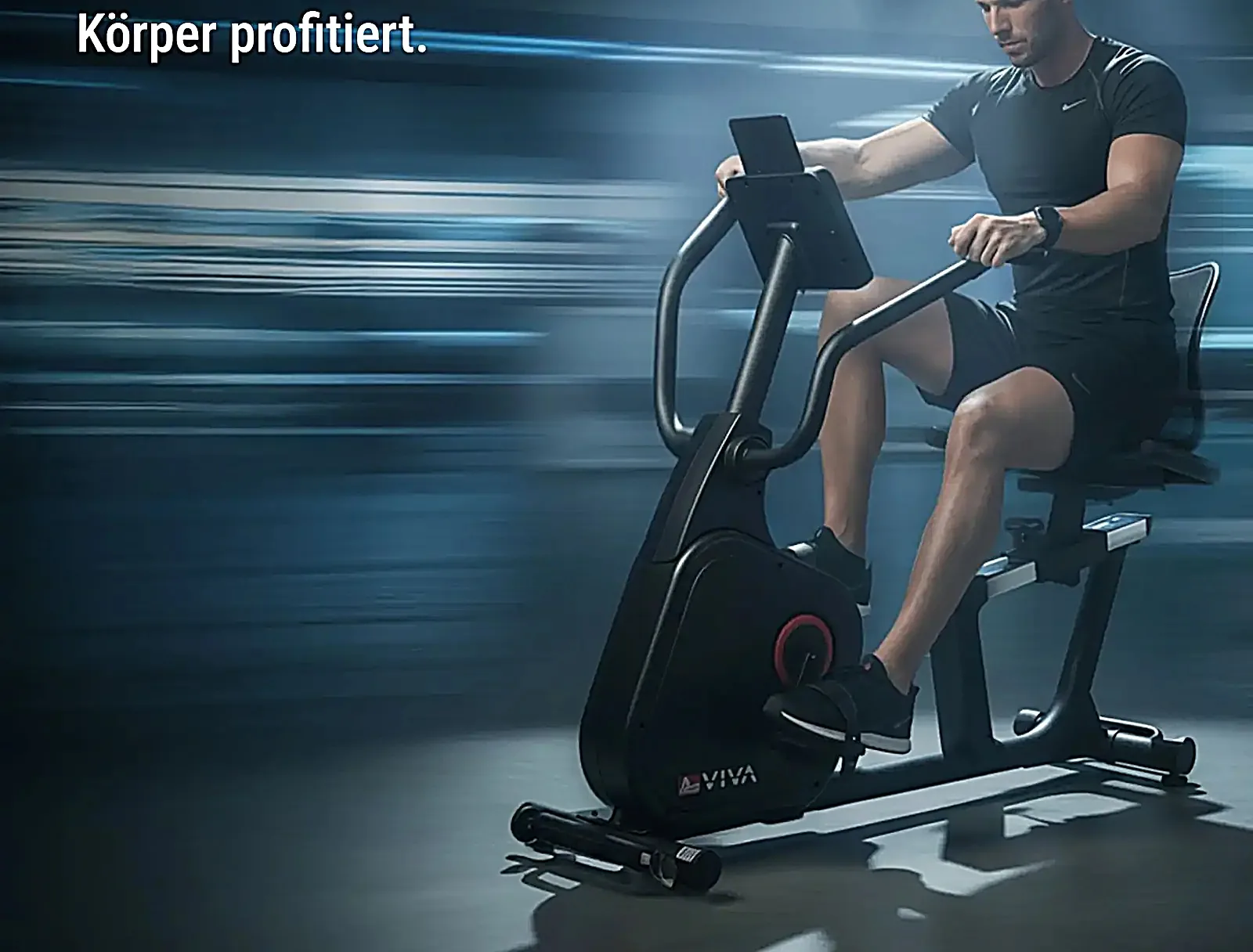 AsVIVA R7 ergomètre allongé 2 en 1 et appareil functional training – équipement et caractéristiques en un coup d'œil