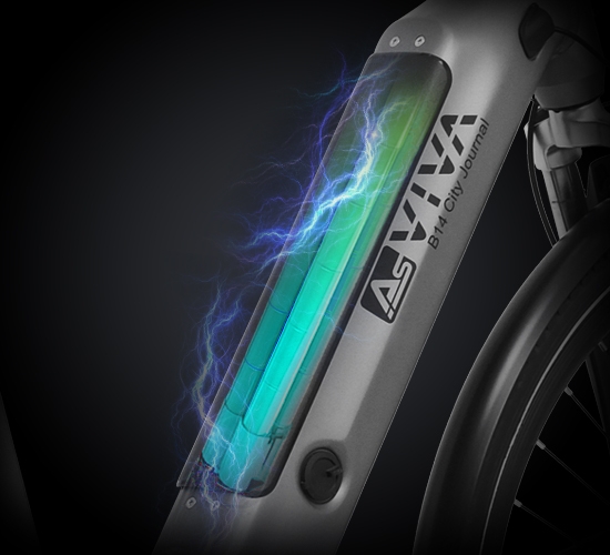 Batterie de 620 Wh – jusqu'à 120 km d'autonomie
