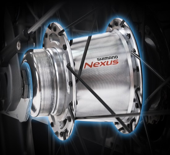 Transmission intégrée au moyeu 7 vitesses Shimano Nexus