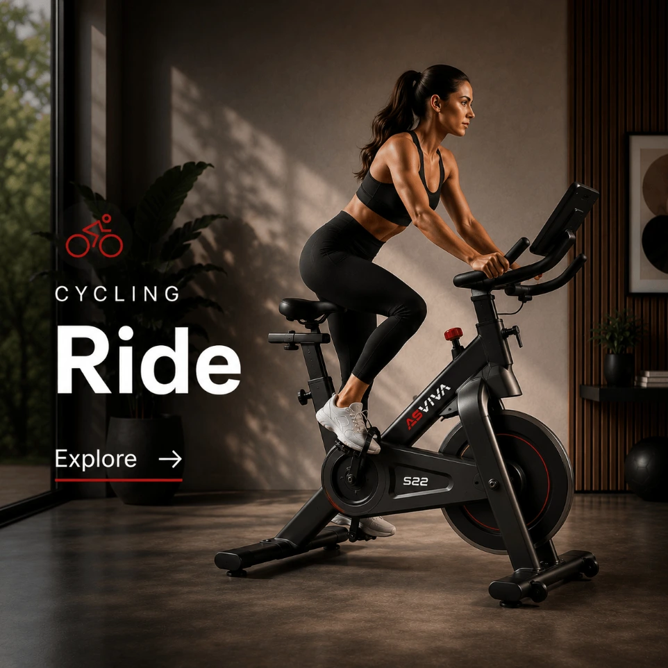 Indoor Cycle AsVIVA S22 dans le salon