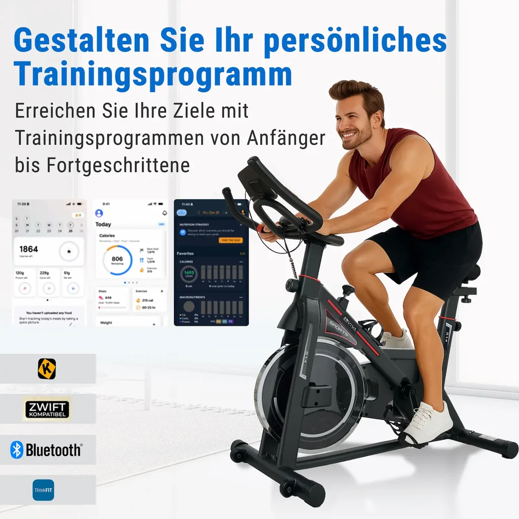 AsVIVA Indoor Cycle Dynamic S14 - NOUVEAU - Compatibilité avec les applications