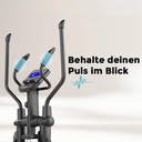 Vélo elliptique AsVIVA C29 Pro – Capteurs de pouls