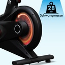 Masse d'inertie du AsVIVA Speedbike Studio Pro S17 pour un pédalage fluide et silencieux