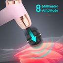 Pistolet de massage AsVIVA MGN2 - Rose - Vue du produit Pistolet de massage AsVIVA MGN2 - Rose - Vue du produit