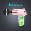 Pistolet de massage AsVIVA MGN2 - Rose - Entraînement et batterie Pistolet de massage AsVIVA MGN2 - Rose - Entraînement et batterie