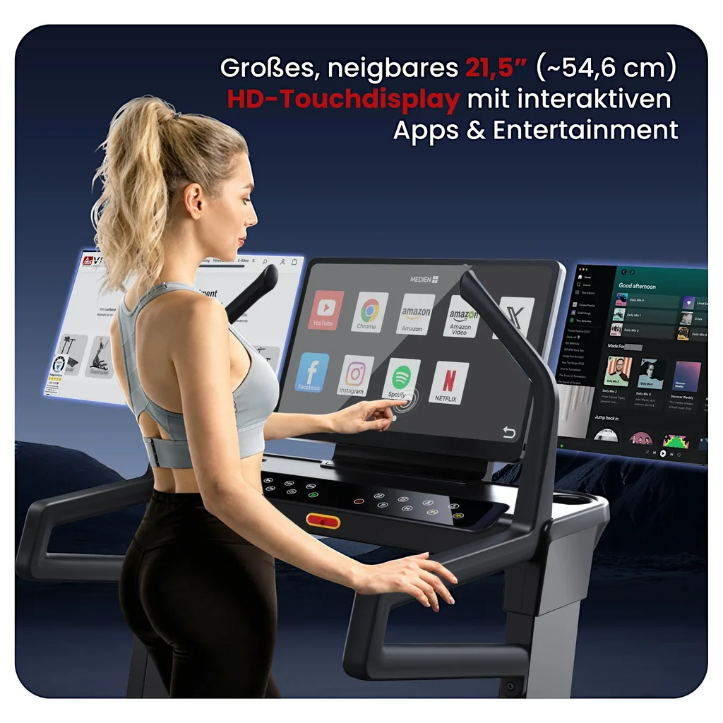 Laufband T30 Pro Max Climb Marathon – Entertainment
