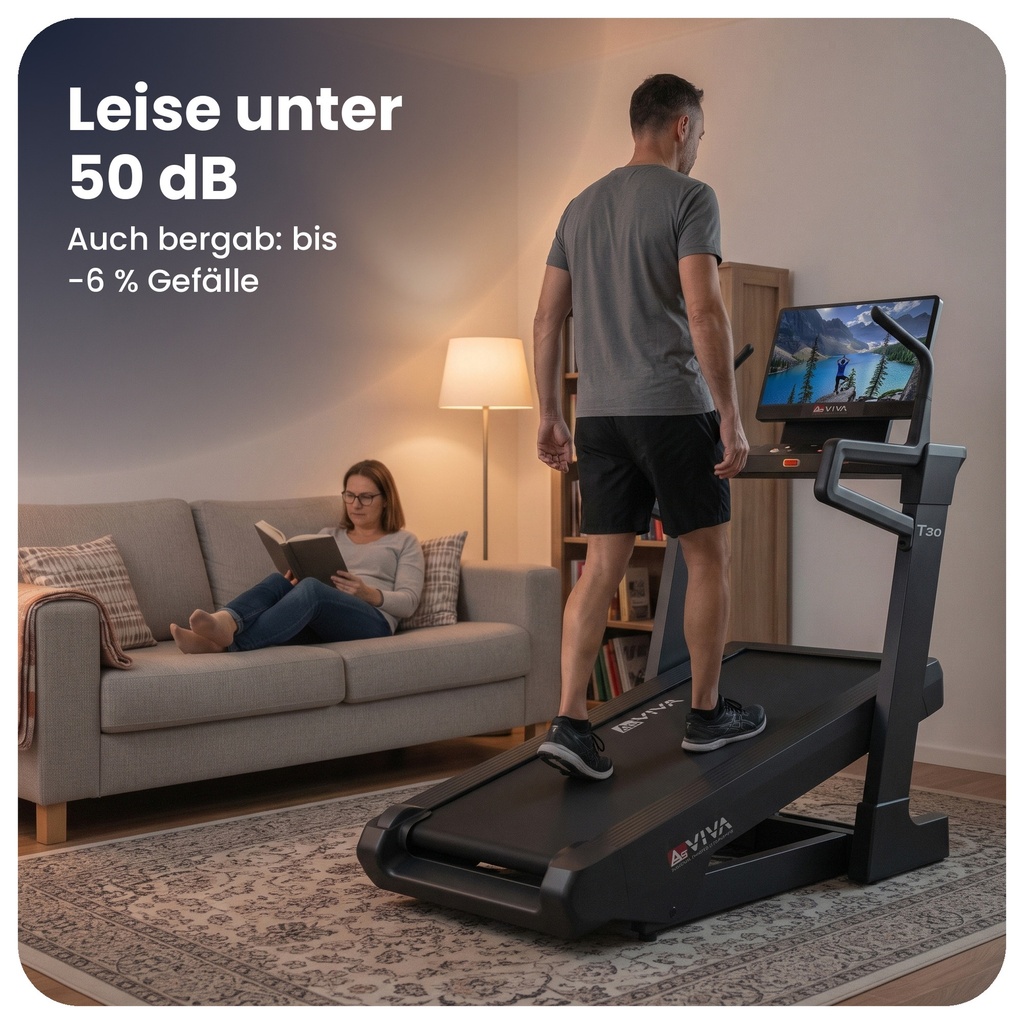 Tapis de course AsVIVA [T30] T30 Pro Max Climb Marathon - vue du produit
