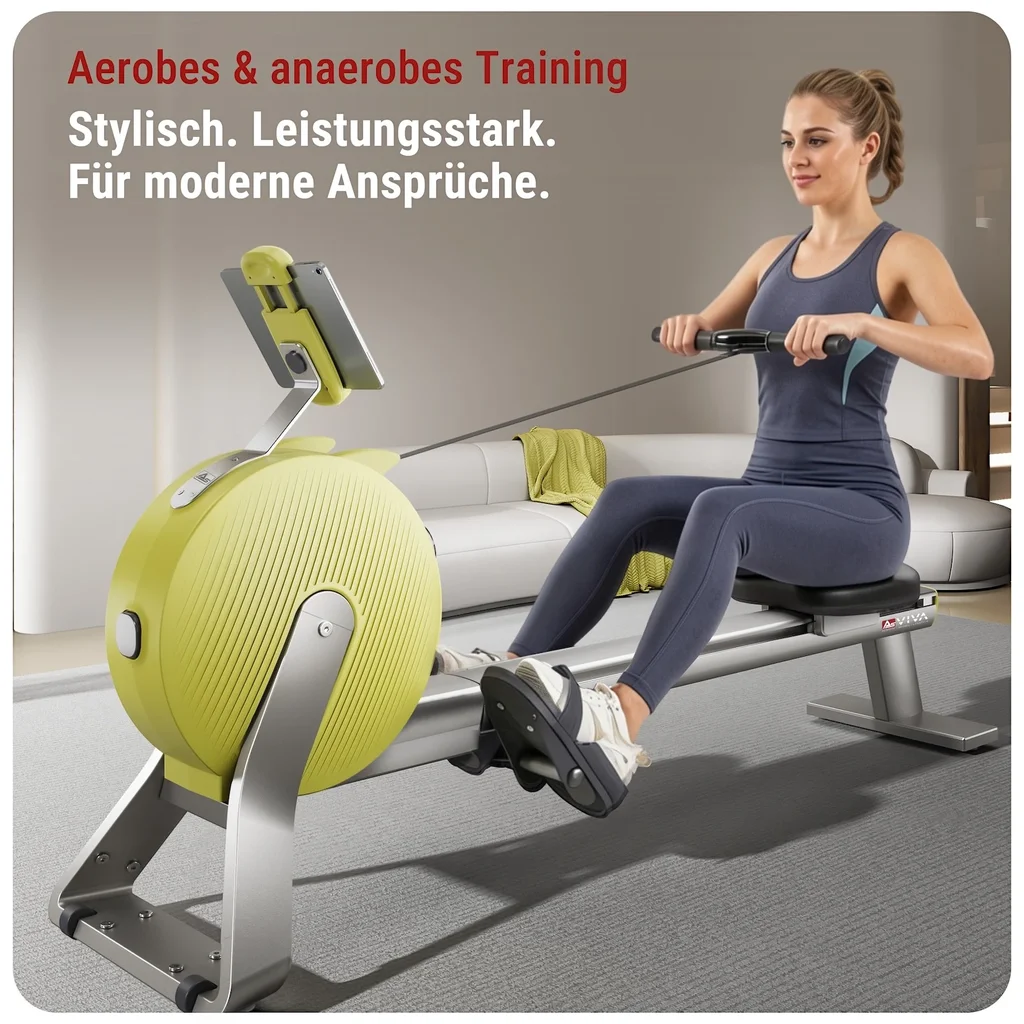 Rameur AsVIVA PowerGen RA20 - Aperçu d'entraînement