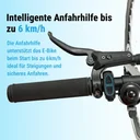 AsVIVA E-Bike BC1B – Citybike urbain 28 pouces – aide au démarrage