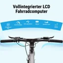 AsVIVA E-Bike urbain BC1C – 28 pouces – écran LCD et affichage