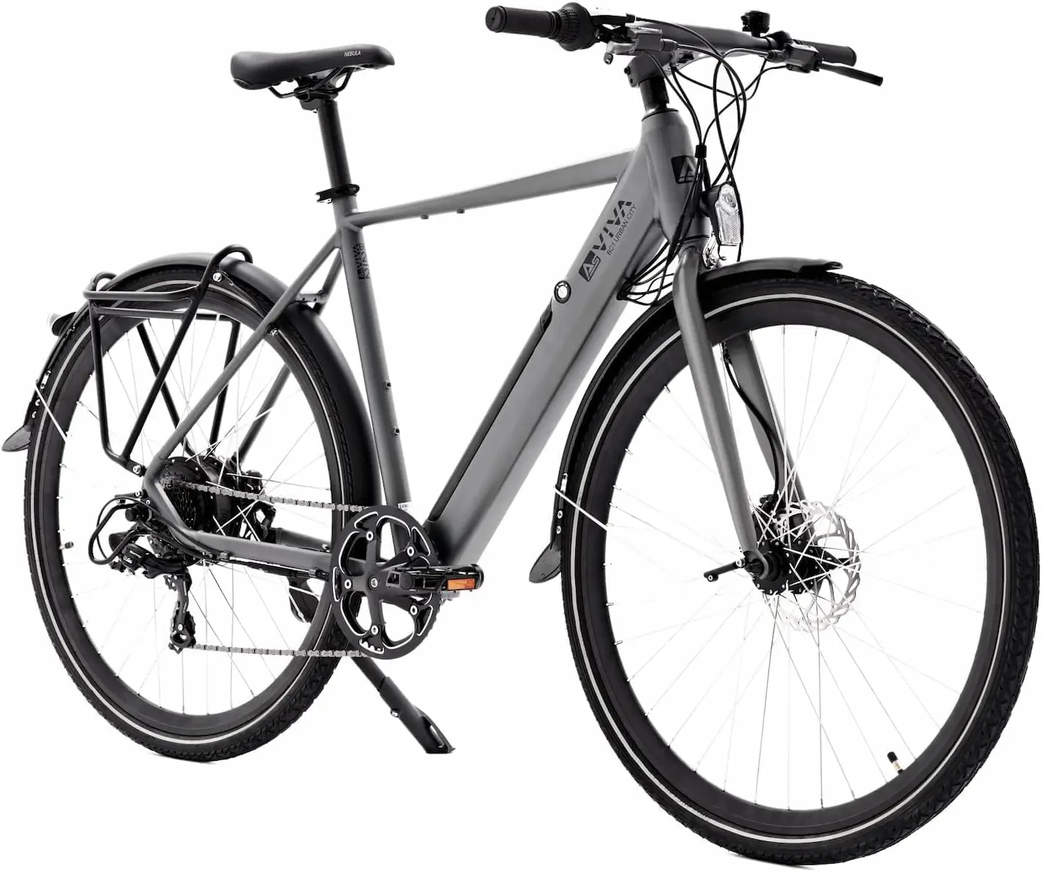 AsVIVA BC1C E-Bike urbain 28 pouces – équipement en un coup d'œil