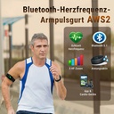 Brassard cardio AsVIVA [AWS2] avec Bluetooth AWS2 - Vue détaillée