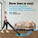 AsVIVA 2-en-1 – Tapis de course Walk & Run T21 – conception compacte & gain de place