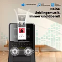 Haut-parleurs intégrés de l'ergomètre AsVIVA H25 Studio Pro pour la musique et le son pendant l'entraînement