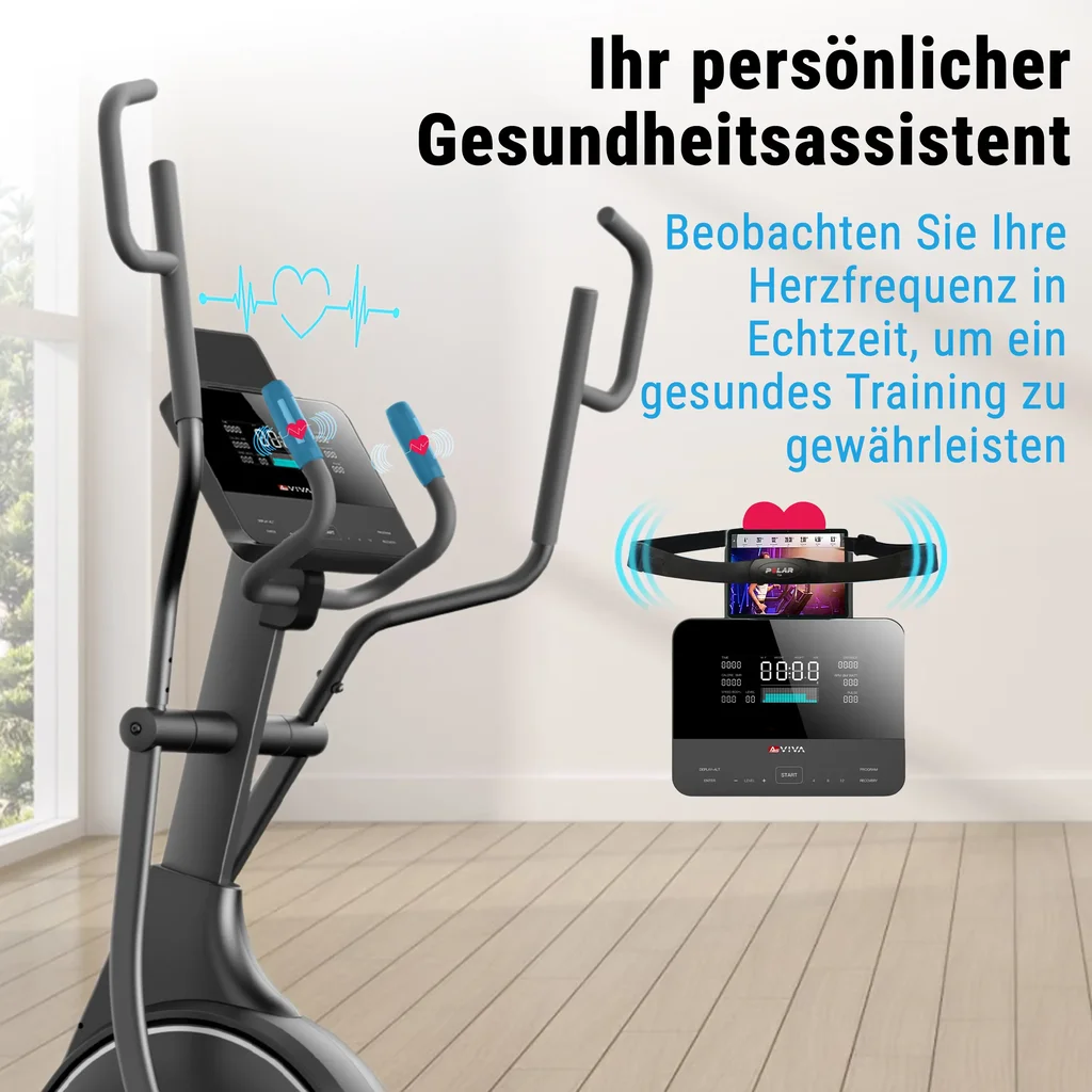 Vélo elliptique AsVIVA Smart E4 Pro – Vue 10