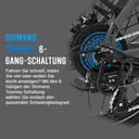Vélo électrique pliable AsVIVA Stadtfalter B13 – Transmission