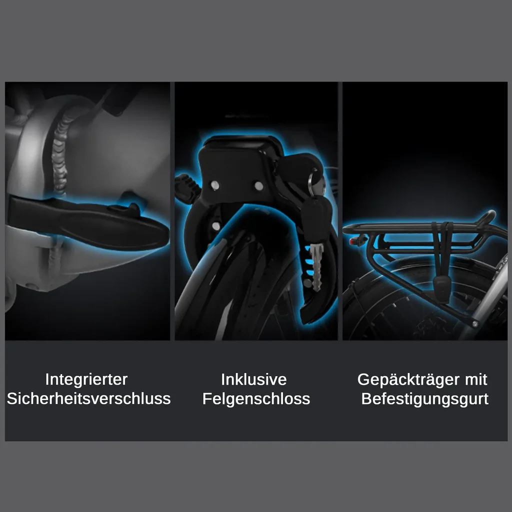 Vélo électrique pliable AsVIVA Stadtfalter B13 – Vue 10