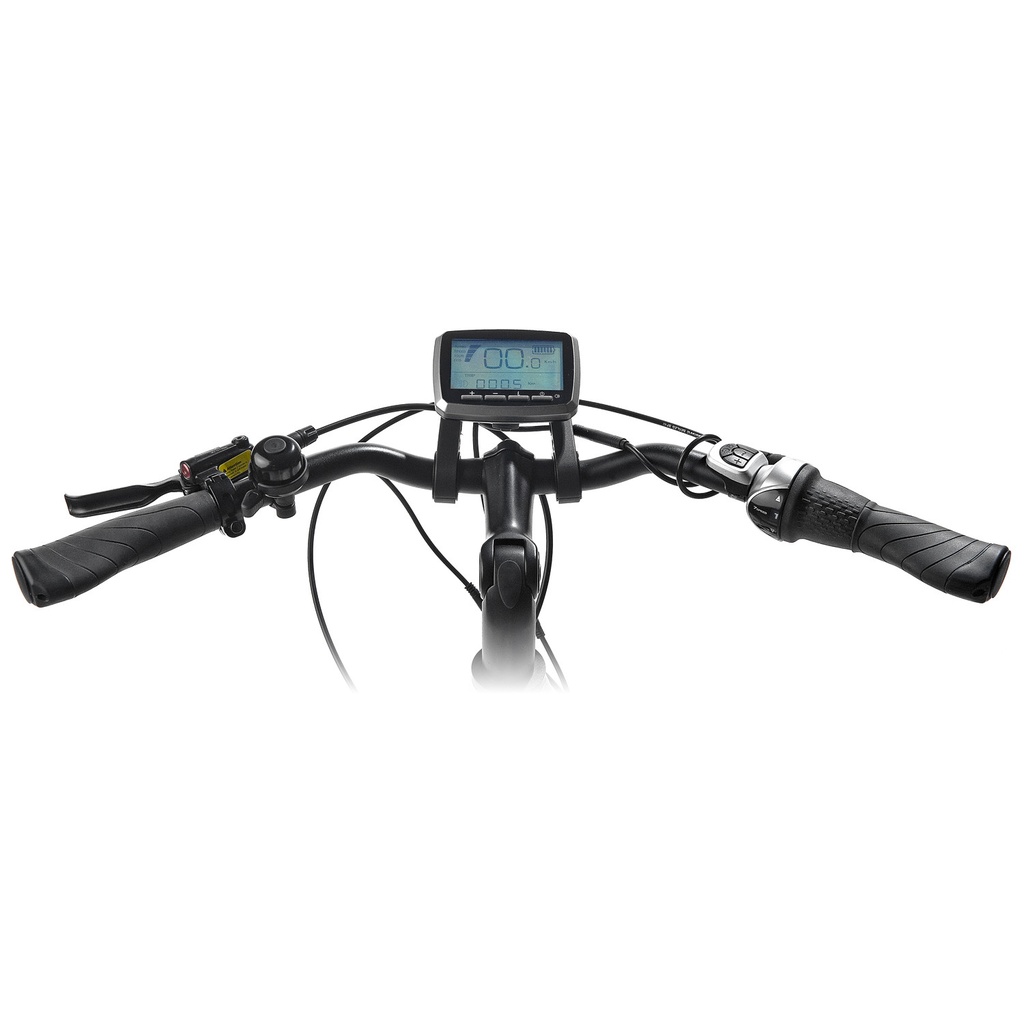 Vélo électrique de ville AsVIVA Stadtfalter B14 – Gris/Blanc – Vue 15
