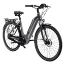 Vélo électrique de ville AsVIVA Stadtfalter B14 – Gris/Blanc – Vue 21