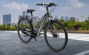 Vélo électrique de ville AsVIVA Stadtfalter B14 – Gris/Blanc – Vue 23