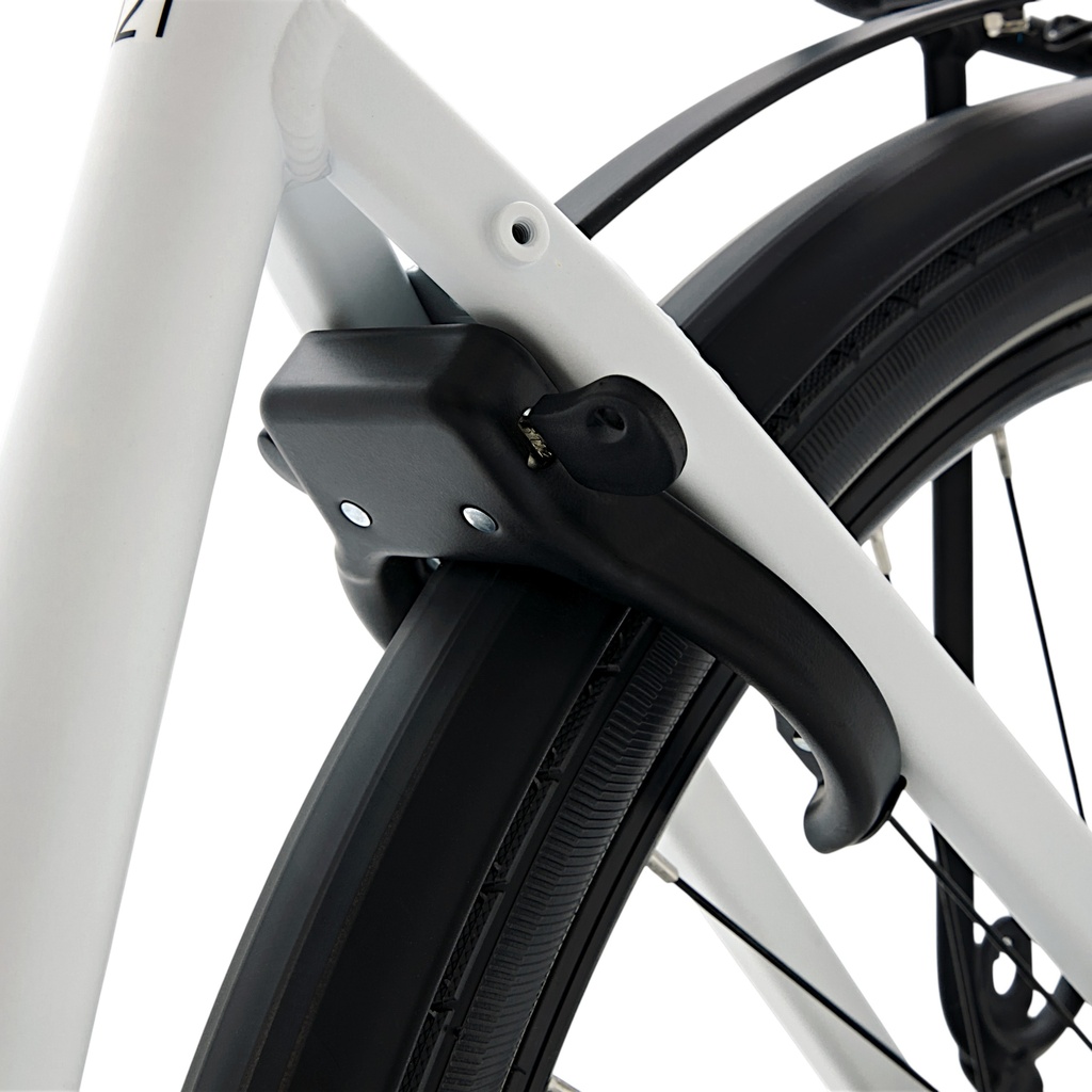 AsVIVA E-Bike urbain Stadtfalter B14 – Gris/Blanc – Vue 12