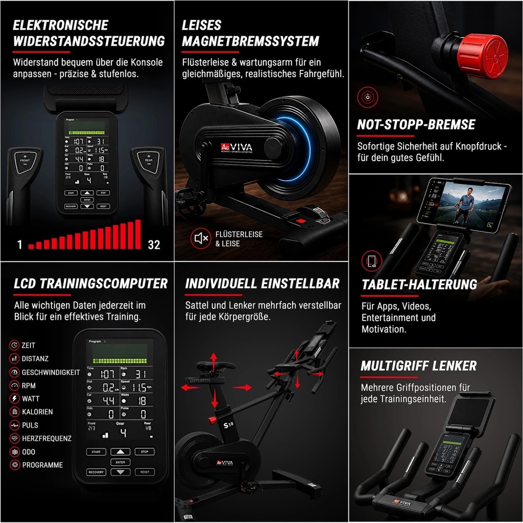 AsVIVA Speedbike Power S18 Pro – Vue 3