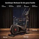 Dimensions du vélo elliptique AsVIVA C28 Runner dans le récapitulatif des tailles