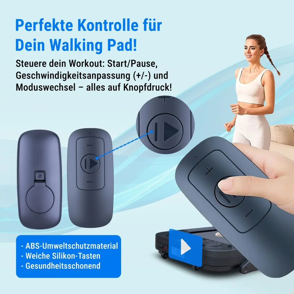 Komfortable Steuerung per Fernbedienung
