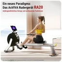 Rameur AsVIVA PowerGen RA20 en noir - Design et fonctionnalités