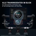 Vélo d'appartement ergomètre LED H12 AsVIVA à enjambement bas – vue 6
