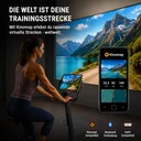 Vélo d'appartement ergomètre LED H12 AsVIVA à enjambement bas – vue 3