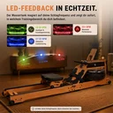 Rameur à eau AsVIVA RA18 Lightning – éclairage LED & éclairage