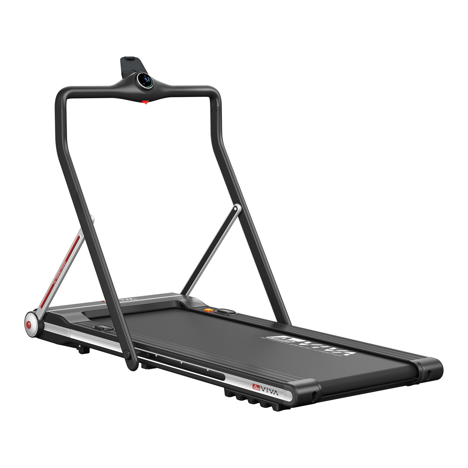 AsVIVA Tapis de course T19 Compact Runner – équipement en un coup d'œil