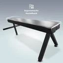 Banc de musculation rembourré de la station de musculation AsVIVA MG7 pour le développé couché et des exercices polyvalents pour tout le corps